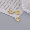 Fake Piercing Ear Cuff For Women Hip-hop Rock Cubic Zirconia 1PC Silver Color Cuban Chain Cartilage Clip Earrings KAE330