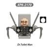 MOC Skibidi Toilet Man Vs Monitor Building Blocks The Audio and Camera Man Toys For Children Christmas Birthday Gift
