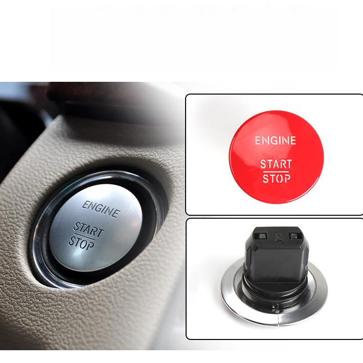 Keyless Go Start Stop Push Button Engine Ignition Switch 2215450714 Silver For Mercedes-Benz W164 W205 W221 W176 W166