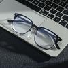 Stilvolle quadratische Herren- und Blaulichtfilter-Computerbrille