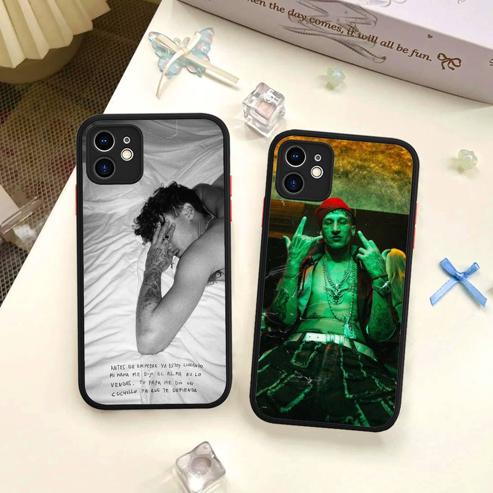 Rapper Y-Yung BeefS For IPhone 11 12 13 14 15 16 Pro Max Plus X XS MAX Shockproof Matte Back Cover