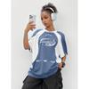 Mens Womens Casual Retro American Style T-Shirt Digital Print Slim Fit Short Sleeve Crew Neck Tee