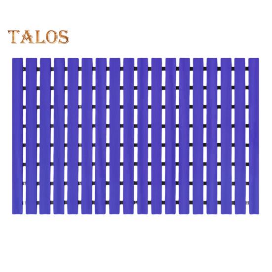 

Коврик для душа в ванной, однотонный, можно стирать в стиральной машине, легко чистить, быстросохнущий, нескользящий, с отверстием для слива синий