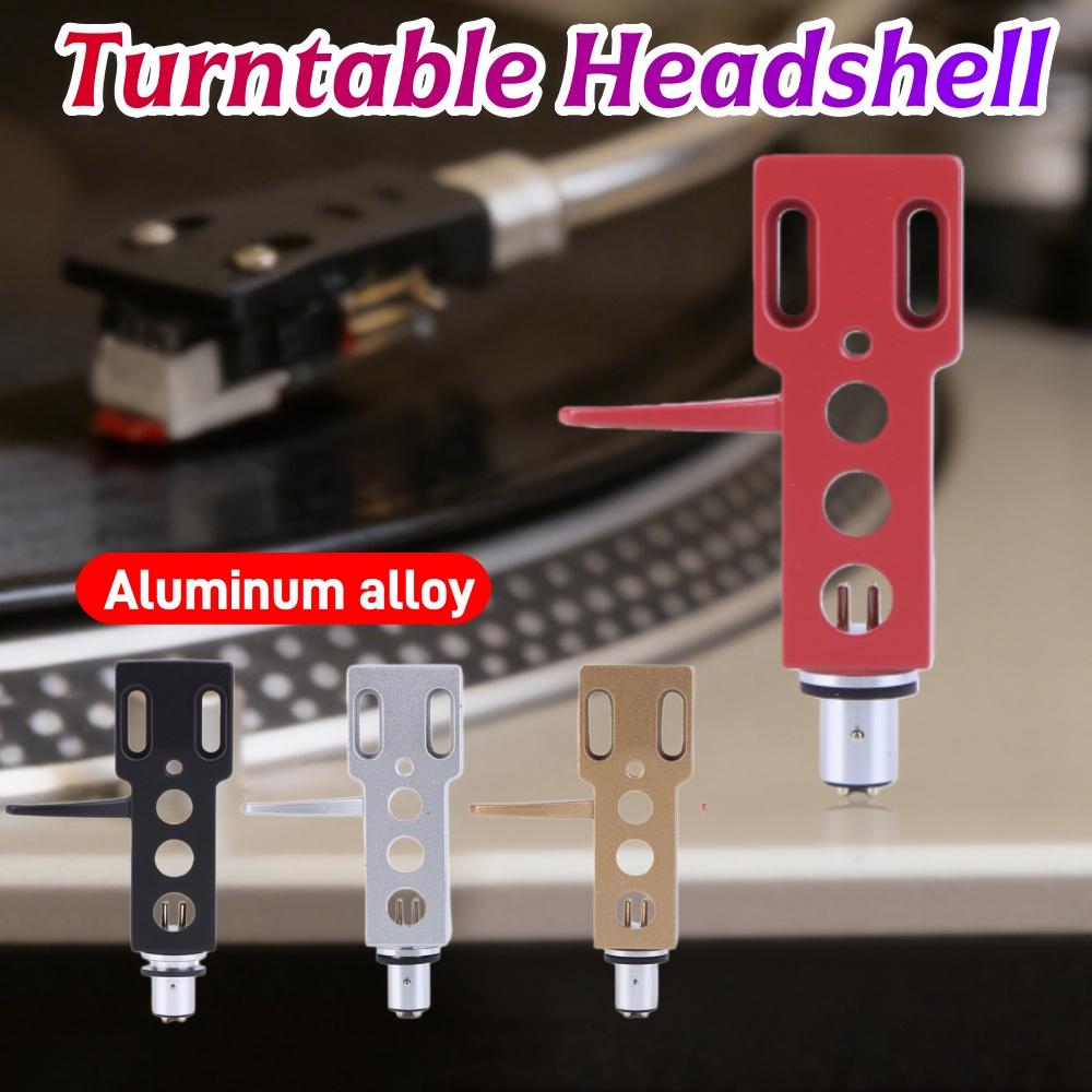 Turntable Headshell with 4 Lead Wires Cartridge Headshell Stylus Holder for LP Vinyl Pickup Record Player Phonograph