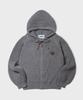CHICKS Hofe Knit Hoodie Zip-Up Tee Dark Beige