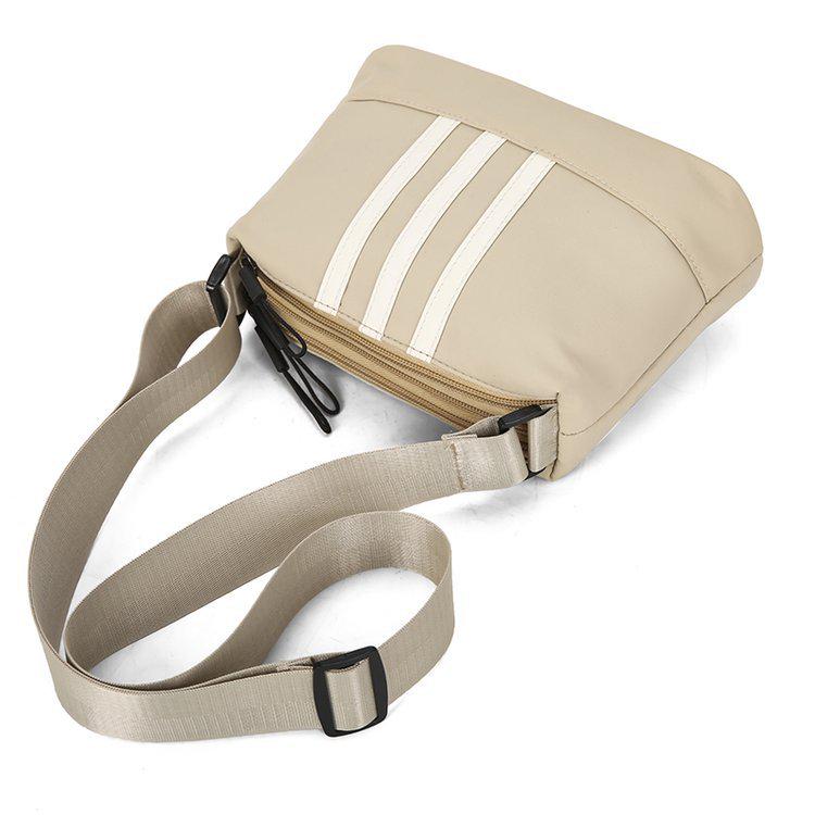 2024 Trendy Twill Stripe Women's Crossbody Multi-Layer Bag - European & American Fashion