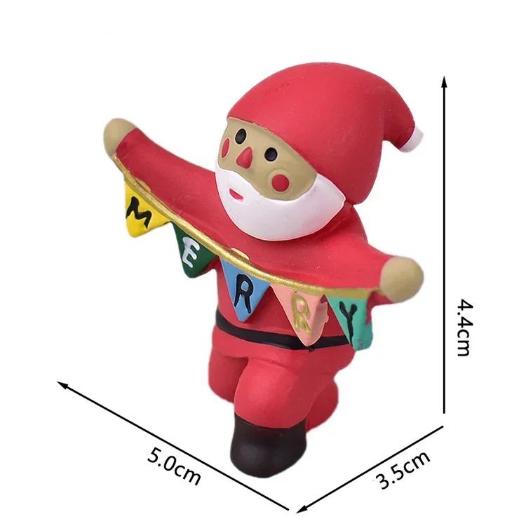 1pc Scene Decoration Christmas Series Bookshelf Decorationt Collectible Home Decoration Garden Resin Craft Toy Bonsai Ornaments