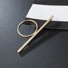 One Word Ring Metal Long Bar Rings Punk Exaggerated Knuckle Joint Rings For Women Finger Accessories Jewelry Gift