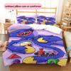 Wogi  Pattern Bedding Quilt Set  Home Decoration  Gift (1 * duvet cover + 2 * pillowcase  without core)