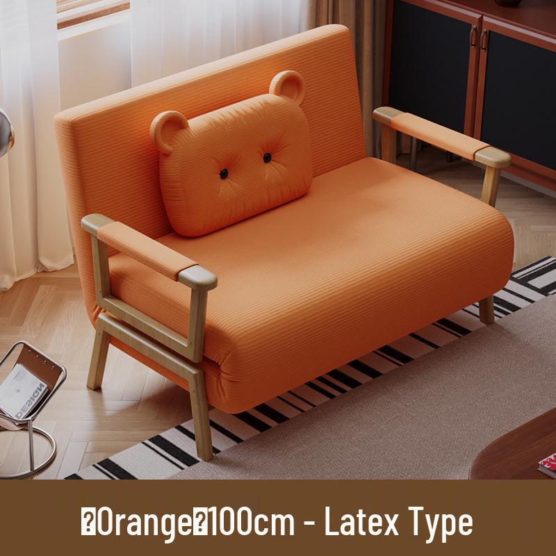 Creative Foldable Sofa Bed - Space-Saving, Thickened, and Comfortable for One Person