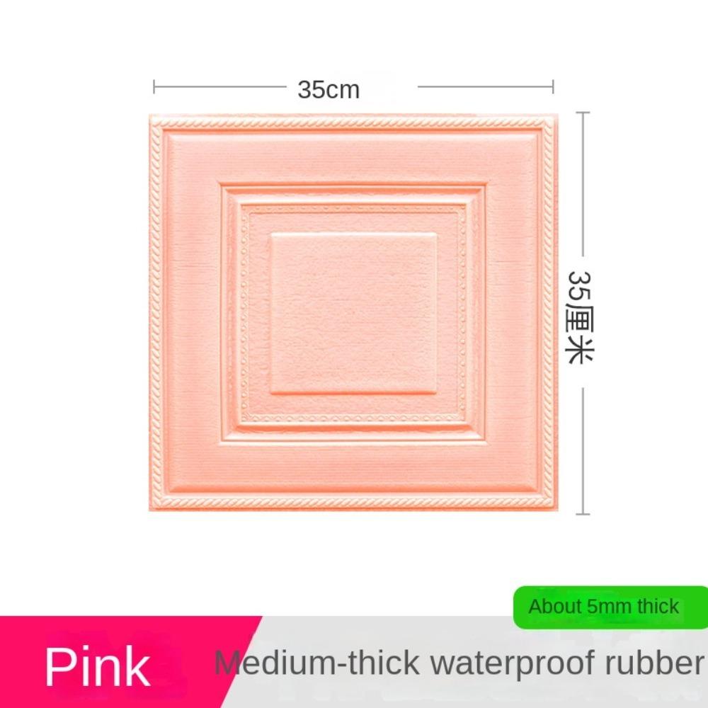 

Прочные стерео наклейки на стену 35*35см 3D рельеф фон для ТВ Новые 3D обои из пены Домашний декор