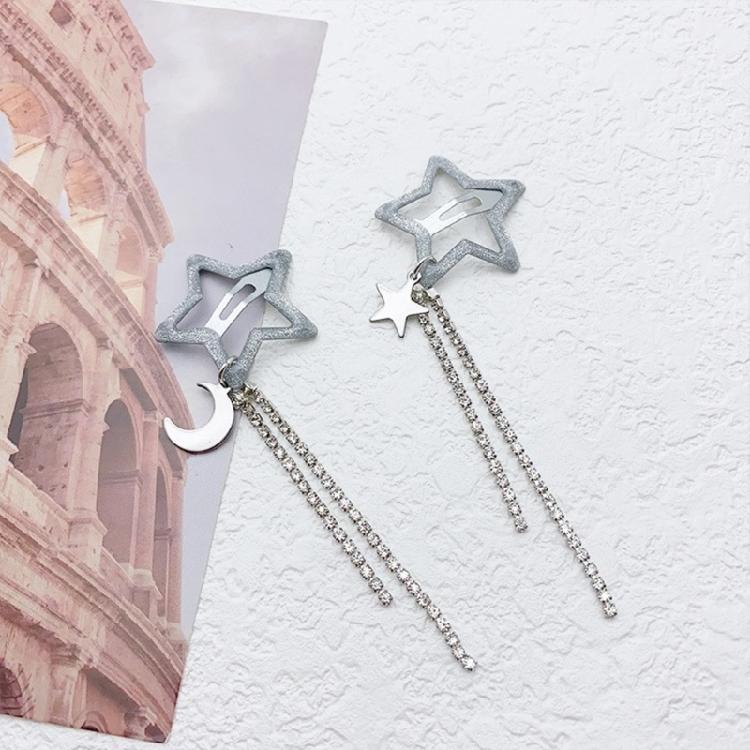 Alloy Hair Clip Hollow Star Shaped Hairpin Cute Hair Clip Hair Accessories