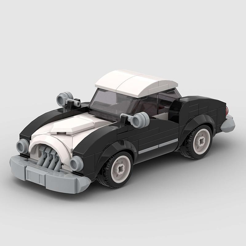Coche de Duquesa MOC Coche Vehículo Clásico Bloque de Construcción Modelo Técnico Ladrillos de Carreras Regalo de Navidad Día de Acción de Gracias Juguete Ciudad