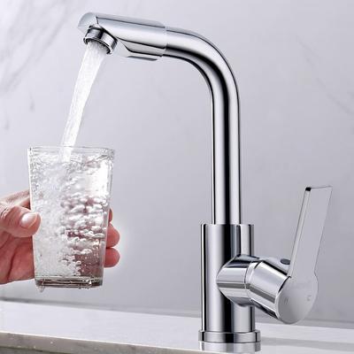 360° Rotating Basin Faucet Kitchen And Bathroom Dual-use Hot and Cold Water Faucet Splash-proof