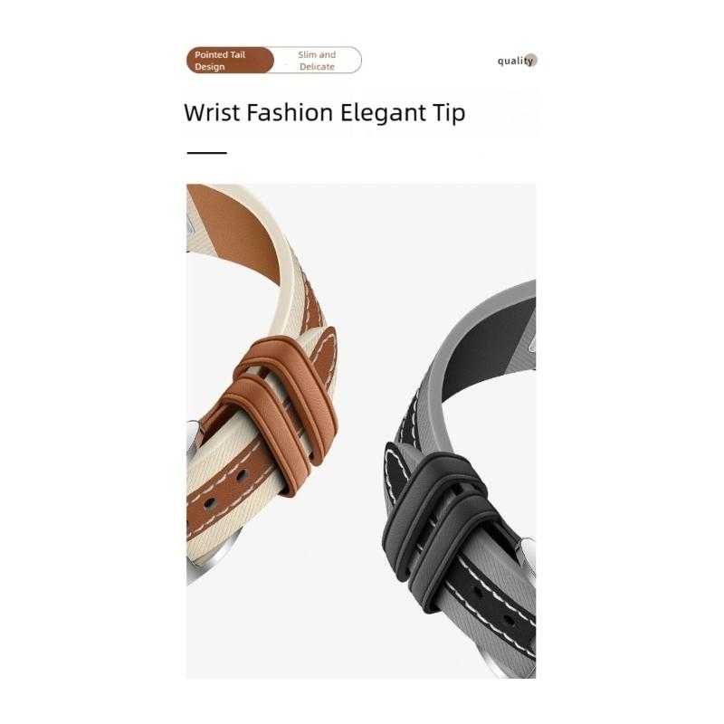 PU Leather Straps For Watch GT4/5/6 41mm Watch Bands 18mm Width Leather Bands Replacement Straps Belt