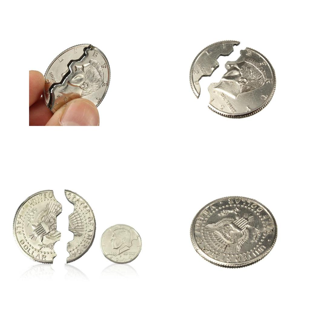 Us Dollar Coin Magic Trick With Metal Coins For Party And Gift Performances