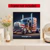 Kenworth Diamond Painting Round Diamond Mosaic Rhinestones Diamond Embroidery Craft Kit Wall Decor Without Frame
