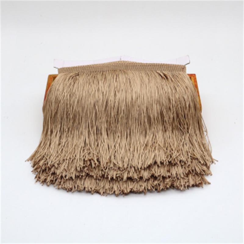 1 yards Long Fringe Lace Tassel Polyester Lace Trim Ribbon Latin dance skirt curtain fringes for sewing DIY Accessories tassle