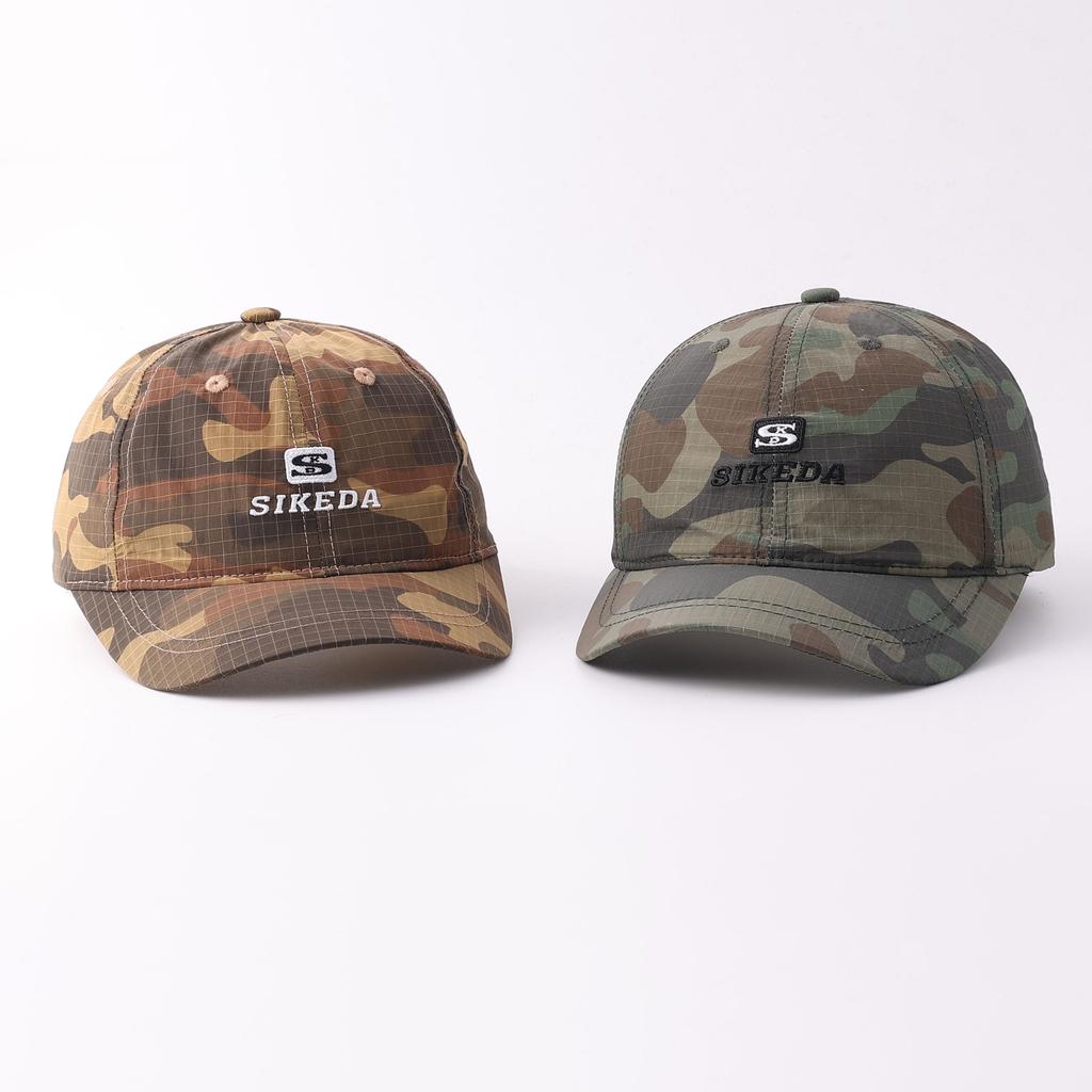 Short Brim Letter Embroidery Light Board Quick-drying Baseball Cap Men and Women Camouflage Shade Street Outdoor Cap