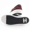 Great CHANEL Slip-on COCO Mark Tweed and Suede Leather Sneakers 36 16B G31713 Used