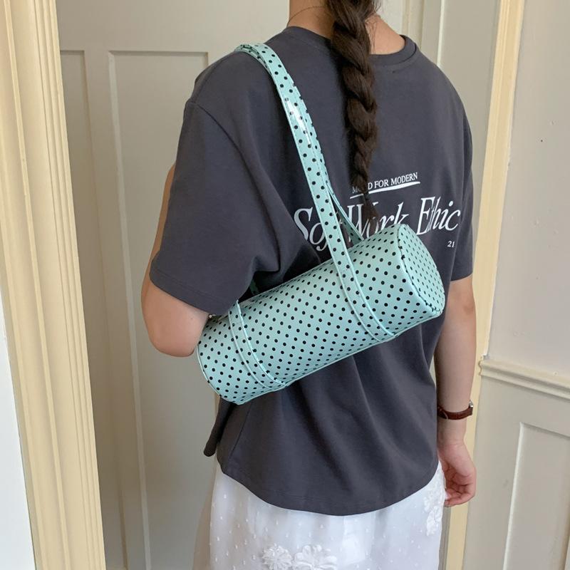 Modische Polka Dot Schultertasche, Kissen-Tasche, Unterarm-Damentasche