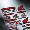 FOR HONDA HRC H WING Motorcycle Reflective Stickers Waterproof Decals for Helmet Scooter Fuel Tank Toolbox Racing