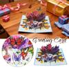 Creative Color Printing 3D Butterfly Greeting Card Fragrance Butterfly Cards 3d Popup Greeting Card Luxury Holiday Greeting Card