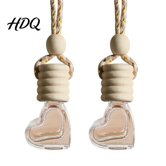 Essential Oil Car Diffuser Perfume Bottle Pendant Creative Hanging Air Freshener Gift for Friends Family Vehicle Portable Holder Interior