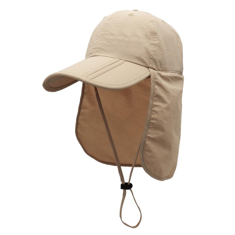 

Шляпа Мужская Складная Поля Солнцезащитная Шляпа Открытый Туризм Рыбалка Шаль для Защиты Шеи Шляпа от Солнца Новая Летняя Adjustable хаки