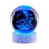 Leaping Fish Crystal Ball 3D Night Light - Creative Birthday & Qixi Festival Gift