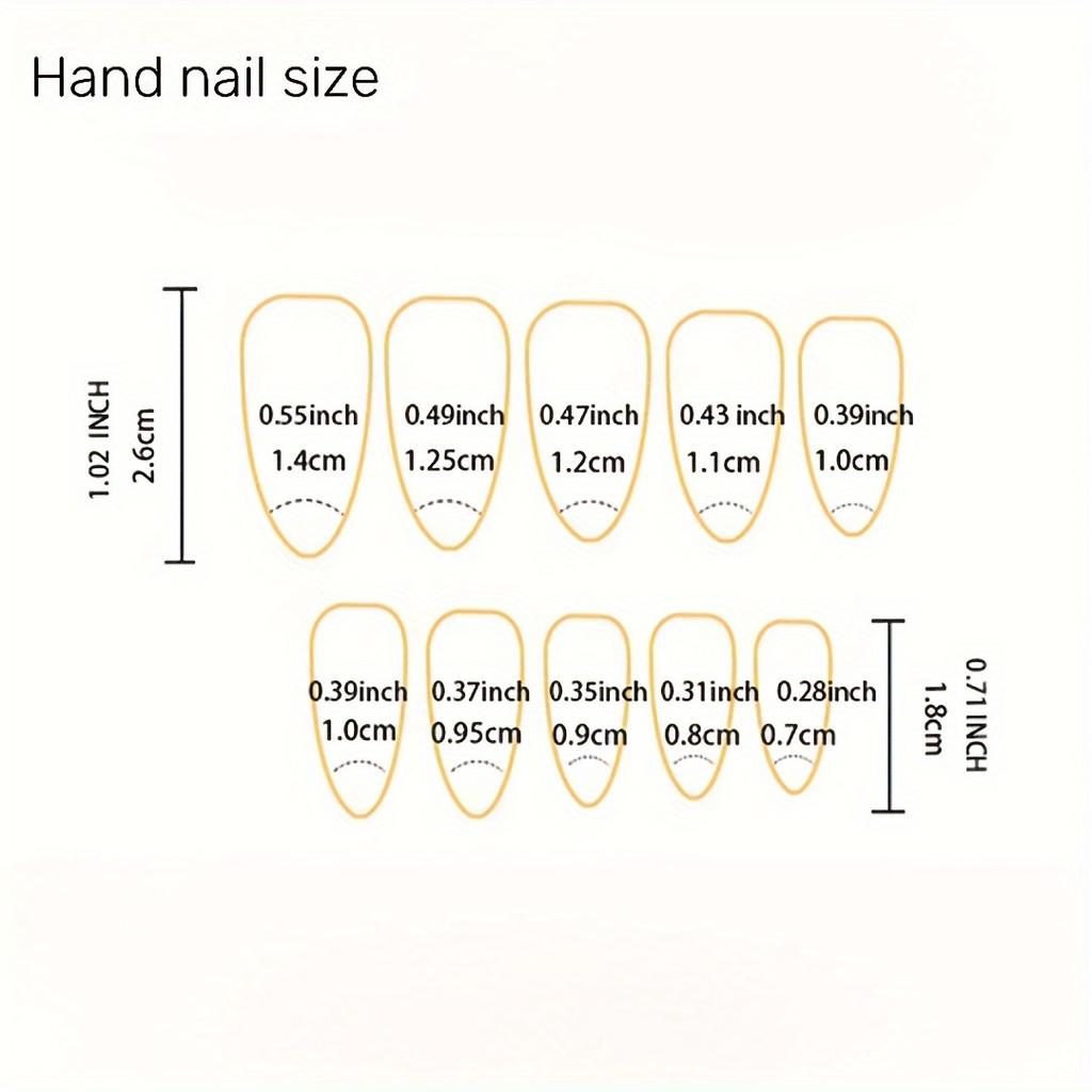 Explosive Flash Pure Handmade Dot Diamond French Almond Shaped Wearing Fake 24 Piece Nail Piece Set Diamond Nail Nail Piece