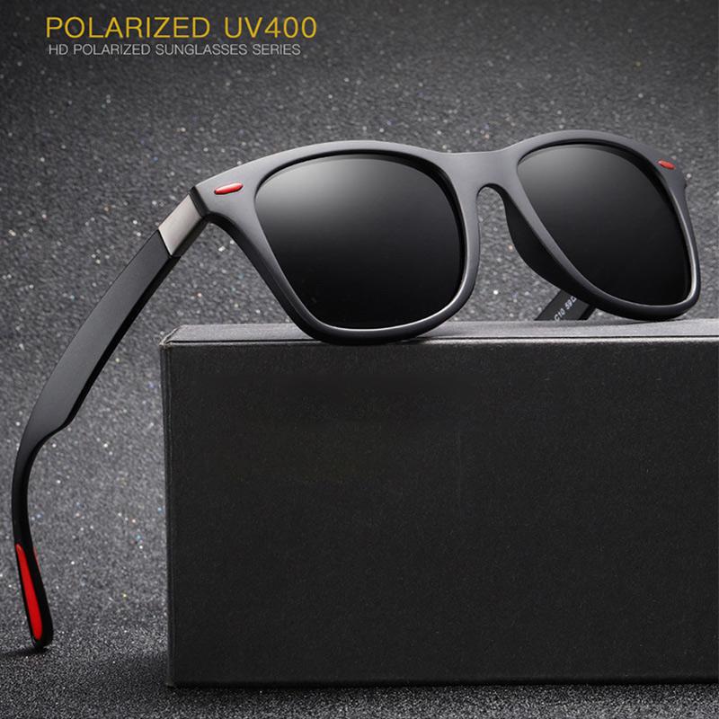 Occhiali Da Sole Polarizzati Uomo E Donna - Modello Vintage Retrò Con Montatura Metallica E Protezione UV400 - Ideali Per Guida E Viaggi