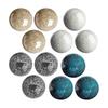 3 Pieces 10cm Glass Mosaic Ball Decorative Sphere Housewares Decor Orbs Dining Table Centerpiece Ornament