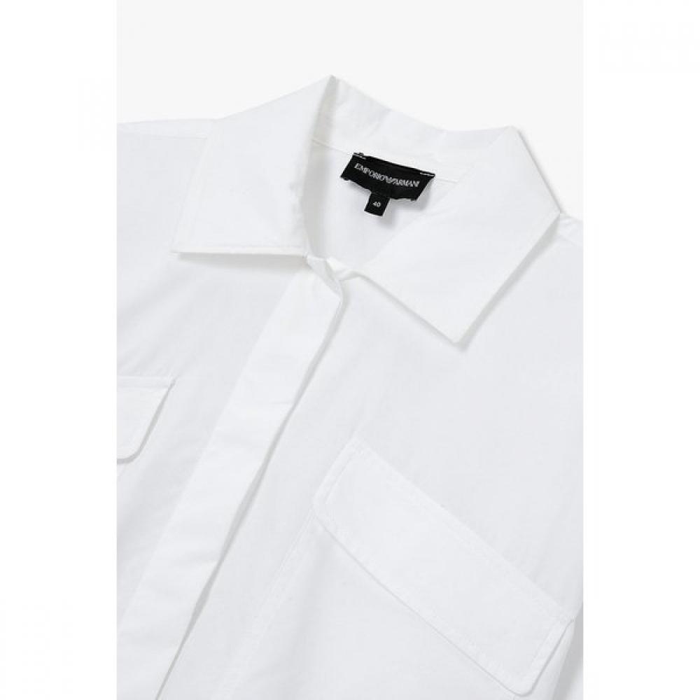 Emporio Armani Women Long Sleeve Flap Pocket Shirt A525303507
