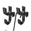 2 Stück Schwarz Auto Kofferraum Regenschirmhalter Auto Halterung Handtaschenhaken Clip Universal Innenraum Aufbewahrung Halter Zubehör