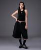 Mihag Metal Plate Crop Sleeveless (Black)
