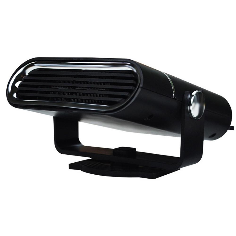 Car Heater Fan 12v Fast Heating Quickly Defrost Defogger With Cigarette Lighter Plug 360 Degree Rotary Base Car Accessories