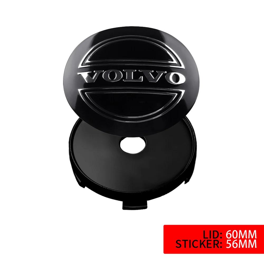 Set 4 buc. Autocolante Accesorii Capac Central Jantă Mașină 56/60mm Pentru Volvo Rdesign XC60 XC90 V40 V50 V60 T6 AWD Xc70 S60 S80 S90 V70 V90