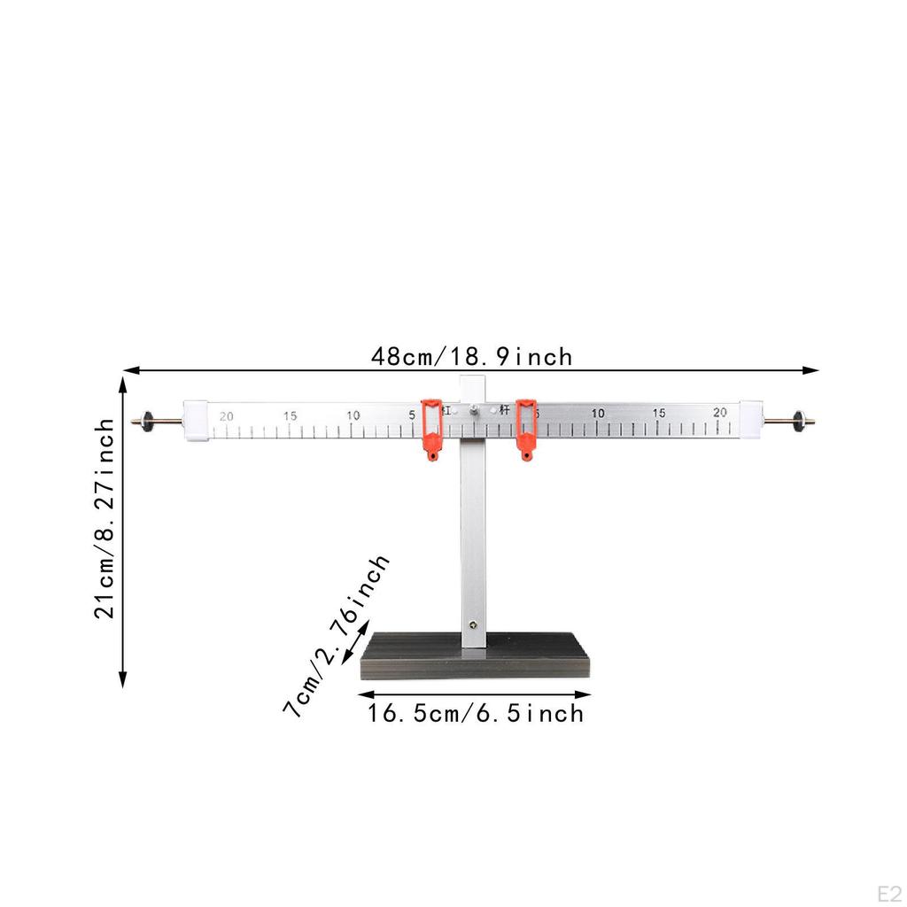 Hebelwaage mit Halterung Wissenschaftliche Lehrmittel Physikexperiment