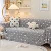 Nordic Geometric Jacquard Couch Cover Double Sided Chenille Anti-scratch Sofa Towel Furniture Protection Slipcover for Dogs Cats