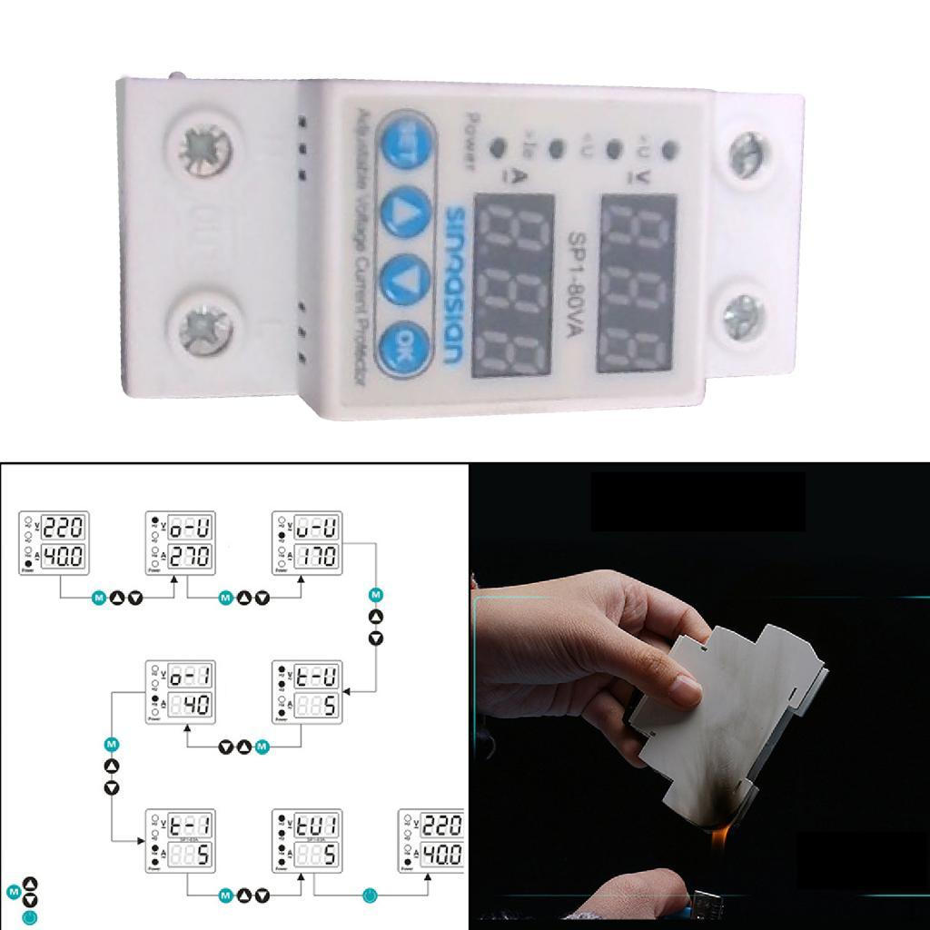 

Автоматичний вимикач внутрішньої системи, регульований захисний пристрій, вольтметр, амперметр 1A-63A