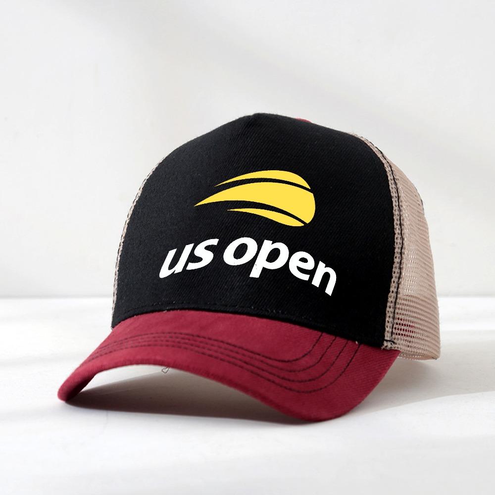 Funny Adjustable Us Open Tennis Hat Baseball Cap Golf Cap for Men Women Outdoor Activities Mesh breathable Trucker hats