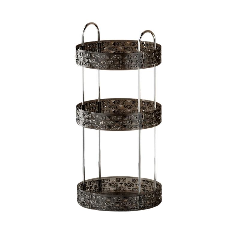 360 Degree Rotating Storage Tray Cosmetic Accessories Organiser Kitchen or Bathroom Organization Solution