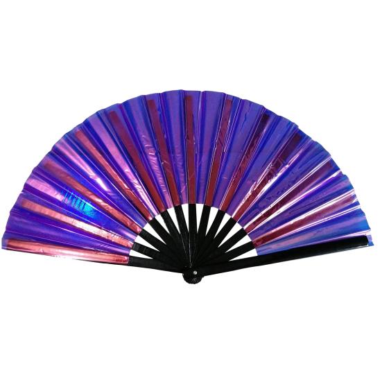 

10-дюймовый складной веер Яркий цвет Рука Рейв-веер Фестиваль Ренессанс Вечеринка Бамбуковая вечеринка Декоративное танцевальное представление Бамбук держит руку