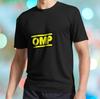 Unisex marškinėliai Medvilniniai Oversize Didelio dydžio KARŠTAS MARŠKINĖLIS OMP LOGOTIPAS AKTYVUS T-SHIRT UNISEX TEE JUOKINGAS JAV DYDIS S-5XL