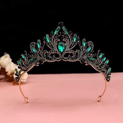 Elegante Mädchen Kristall Tiara Krone für Frauen Party Hochzeit Prinzessin Strass Braut Krone Haarschmuck