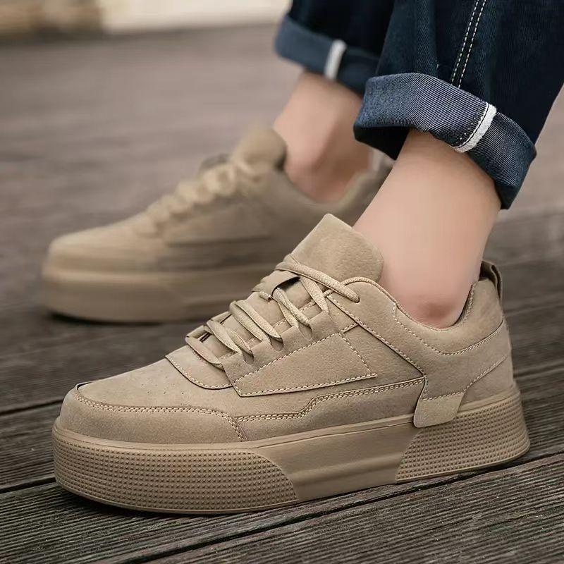 Fashion Vintage Men Casual Work Shoes Men Skateboard Shoe Wear-resistant Damping Sport Training Sneaker Flat Shoe zapatos para hombre 48