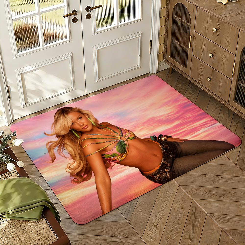 Singer Z-Zara Larsson Girls Trip Floor Mat Soft Thickened Absorbent Non-Slip Bedroom Living Room Door Mat Home Flannel Rugs