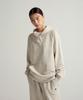 Small Logo Loose Fit Hoodie Oatmeal