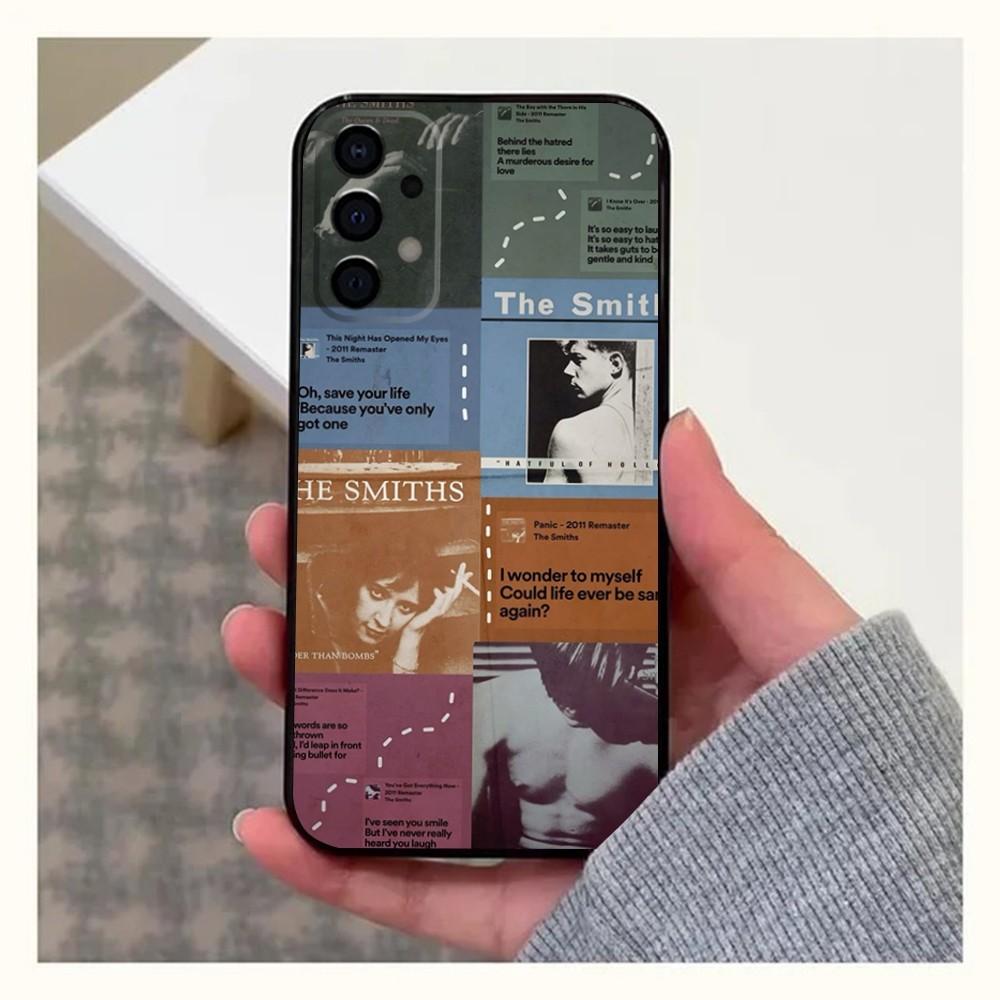 Band The S-Smiths Phone Case For Samsung Galaxy A20,A21s,A22,A31,A32,A52,A53,A72,73,A80,A91 Soft Black Cover